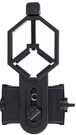 Soporte para teléfono, telescopio Soporte para teléfono Prismáticos/microscopios Soporte para foto de teléfono móvil Soporte de montaje