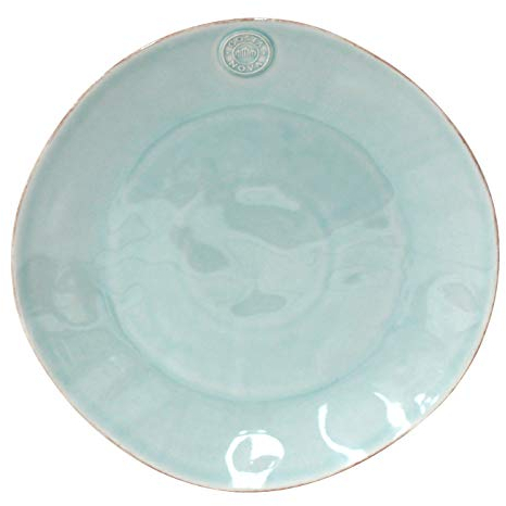 Costa Nova, Nova Kollektion, Steinzeug Geschirr, Platzteller, Platte, türkis, 33 cm