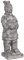 Trendyshop365 XL Chinesischer Terrakotta Krieger 50cm Gartendeko Statue (stehend Design 2)