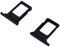 jbTec SIM-Tray kompatibel mit Apple iPhone 13 - Kartenhalter Single Slot Schlitten Rahmen Simkarte Holder, Farbe:Schwarz (Mitternacht)