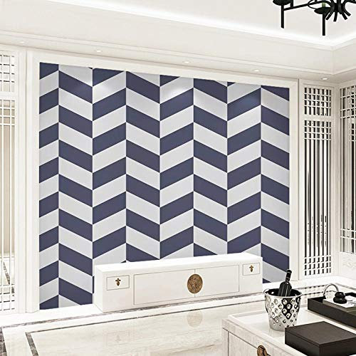 Papel tapiz de fondo sin costuras americano simple, sofá de sala de estar, papel tapiz retro estéreo geométrico, mural oscuro, personalización-140cmx100cm