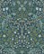 NextWall Victorian Garden Floral Peel and Stick Wallpaper (Prussian Blue & Moss Green)