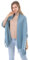 ACNCN Damen-Schal, Kaschmir, Pashmina, 300 g, extra groß, Kaschmir, dicke Schals für den Winter, blau / grau