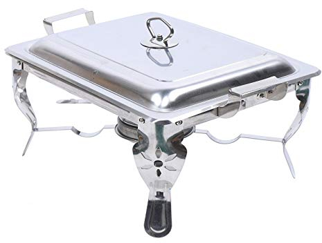 Chafing Dish - Set professionale da 6 litri, moderno Chafing Dish, in acciaio inox, per catering, buffet e feste