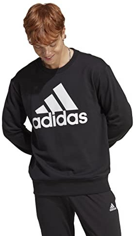 adidas Homme Essentials French Terry Big Logo Sweatshirt, Black, XL