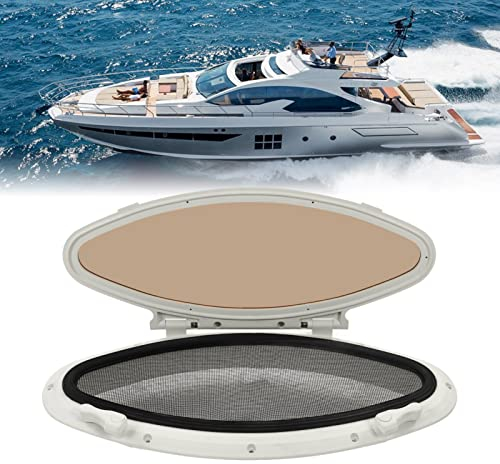 Jiawu Bullauge für Boot, Boot, Yacht, Ovale Form, Interne Öffnung, Bullauge, Ersatzfenster, Bullauge, Marine-Bullauge, Fenster für Yacht/Boot/RV, Bullauge, Luke