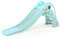 Baby Vivo Kinder Rutsche Kinderrutsche Gartenrutsche Kleinkinderrutsche Kunststoff Delfin abgerundete Ecken & Kanten für Indoor & Outdoor in Türkis