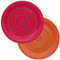 Talking Tables Premium Pappteller für Diwali Party Dekorationen für den Tisch | Recycelbare Geschirr | Servierplatten | Einweggeschirr für Boho Thema | Mandala Design Rosa Orange | 12 Stück