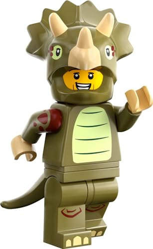 Auswahl: Lego 71045 Minifiguren - Serie 25 - Minifigures Sammelfiguren Legofiguren + Gratispostkarte (08 - Triceratops-Fan)