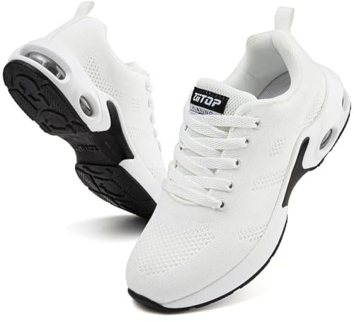 Basket Femme Chaussures de Sport Running Sneakers Femme Basket de Marche d'air Respirant Chaussures de Course Légères Confort Sports Fitness Tennis Outdoor Gym Jogging Athlétique Sneakers