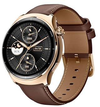 Mibro Lite 3 Pro Smartwatch, 1,35 Zoll AMOLED-Display, 10-Achsen-Bewegungssensor, Bluetooth-Anrufe, GPS, 5 ATM wasserdicht, 15 Tage Akkulaufzeit, Smartwatch, Roségold