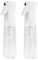 Hair Spray Misting Bottle, 300ml Refillable Fine Mist Sprayer Bottle, Ultra Fine Continuous Water Mister For Salon, Gardening, Plants & Skin Care, Transparent - 2PACK