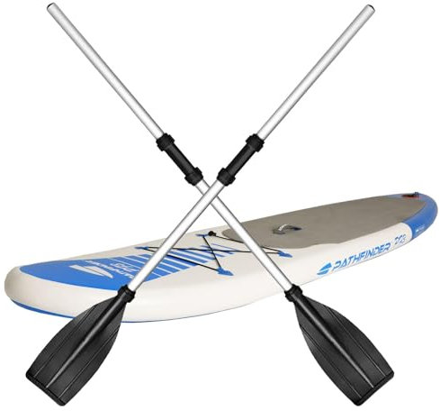 Remo de aluminio para kayak, remos ligeros y desmontables de 126 cm para lancha inflable, remos de kayak de carbono, remos de kayak para canotaje, eje de fibra de carbono para rafting, canoa,