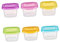 SUPVOX Para Comida 6 Unidades De 120ml Para Microondas Para y Bocadillos Resistente y