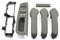 SFGOFJGO Innentürgriff 9 STÜCKE LHD Schwarz Beige Grau Vorne Hinten Links Rechts Türgriff Set Ersatz Für VW Für Bora Für Golf 4 Für MK4 Für Jetta Innentürgriffabdeckung(Gray 9pcs set)