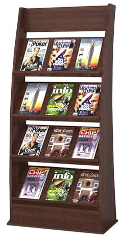 Porte-journaux sur pied Support de rangement for magazines Présentoir for brochures sur pied Présentoir vertical for dépliants Support périodique pliable Étagère for livres et journaux Porte-revues su