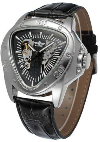 Ipetboom Orologio Da Polso Automatico Orologio Meccanico Orologio Da Polso Da Uomo Orologio Meccanico Automatico Nero