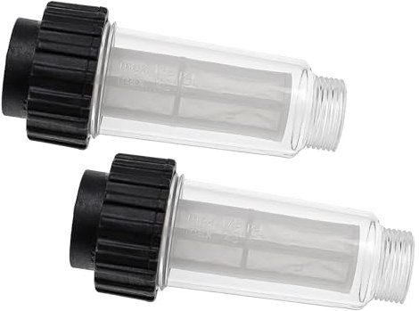 vhbw 2x Anti-Dirt Filter compatible with Nilfisk C 110.7-5 X-tra, C 120.7-6 PC Pressure Washer with 3/4 Water Connection