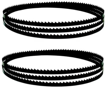 WUSHADEHANS Bandsägeblätter, 2 STÜCKE Carbon-Bandsägeblätter 1434 x 6,35 x 0,35 mm 6 10 14 TPI Bandsäge Holzbearbeitungswerkzeuge for Burgess BK3, for Rexon, for Woody(14TPI)