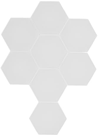 Alomejor RGB Hex LED Light Panel 8 Pack Modulares Hexagon -Wandleuchten mit 16 Millionen Farben Musik Synchronisation Fernbedienung für Wohnkultur