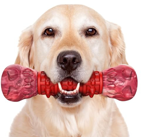 HETOO Hundespielzeug Kauspielzeug Hund,Unzerstörbares Kauwurzel Hundespielzeug, Spielzeug Hunde für große/mittelgroße Hunde, Spielzeug aus Gummi Nylon, Reinigt Zähne und Zahnfleisch Dog Chew Toy