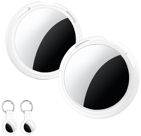 Air Tracker Tags-2 Pack [Apple MFi Certified] for Apple Find My (IOS Only) | Smart Bluetooth Item Finders Worldwide Real Time Tracking Locator Waterproof for Cats Key Kid Pet Backpack Wallet Dog Luggage