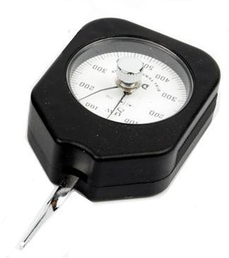 CGOLDENWALL Seitenspannmessgerät Dynamometer metrisch Newton Spannungsmesser Kraftmessung Newton Einheit System Einzelnadel (HTS-5)