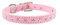 Newtensina Stilvolle Hundehalsband weiche Wildleder niedliche Bling Hundehalsband mit Diamante