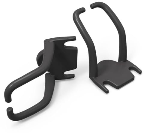 PATCHBOX PBCX8K cable organizer Cable holder Rack Black 4 pc(s)