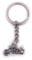 H-Customs Chopper silver small Key ring pendant silver metal