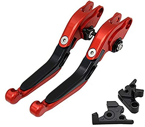 Moto Leva della frizione e del freno Per Yamaha TMAX 500 2008-2011 TMAX 530 2012-2016 (Rosso)