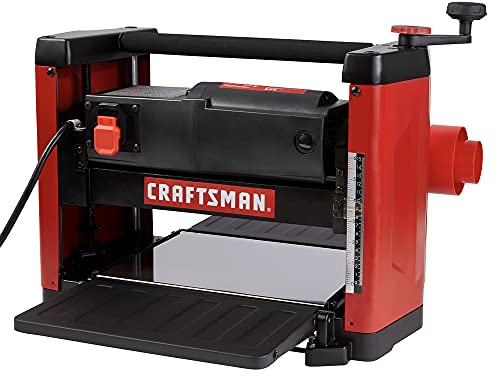 CRAFTSMAN Planer, 15 Amp, for Benchtops, Two Knife Solid Steel Cutter Head (CMEW320)