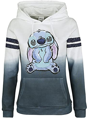 Lilo & Stitch Stitch Femme Sweat-Shirt à Capuche Multicolore