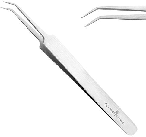 Pinzette curve, 11,5 cm, per modellismo