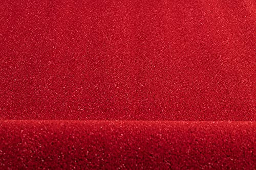 rugsx Gazon Artificiel Spring Dimension finie Rouge 150x200 cm