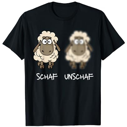 Lustiges Geschenk für Fotografen - Fotografie Schaf Objektiv T-Shirt
