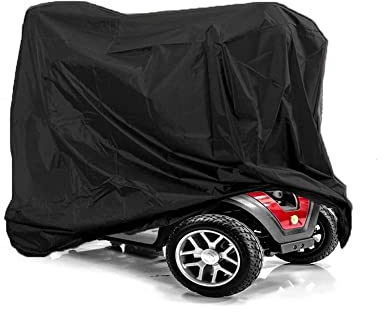 Elektromobil Abdeckhauben Wasserdichte Regenschutz für Rollstuhl Schutzbezug, 210D Oxford Abdeckplane Cover Fahrzeug Abdeckung Schutz Mobility Scooter Cover für Mobility Scooter (140 x 66 x 91cm)