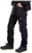 REIS FORECO-T BJS52 Pantaloni da Lavoro per Uomo, Protettivi, Antitaglio, Cargo, 80% Poliestere 20% Cotone, Nero Grigio Chiaro, Taglia 52