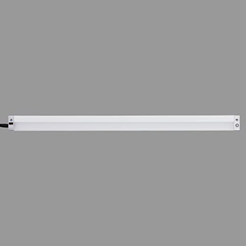 TELEFUNKEN - Led Unterbauleuchte Dimmbar, 50 Cm, Küche, Led Leiste Küchenschrank, Werkstattlampe, Infrarotschalter, Lichtfarbe Einstellbar, 5,5 W, 500 Lm, Silberfarbig