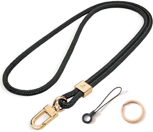 SENLLY Schlüsselband für Schlüssel, Originellem Minimalistisch Design Ausweishülle Umhängeband