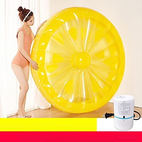 Entspannen Sie stilvoll auf einem übergroßen Avocado-Poolschwimmer mit Schnellventilen für einfaches AufblasenB 160 x 160 x 20 cm