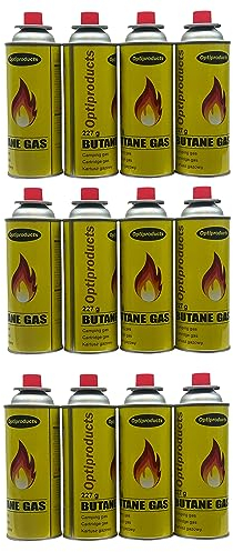 Easy Shopping® Butane Gas Canister Bottles Camping Stove Heater Cooker Blowtorch Portable Burner Weed Wand BBQ (12)