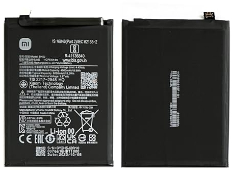 Original Akku BN5J passend für Xiaomi Mi 12T / 12T Pro. Ersatzt Battery 5000 mAh, 3,87V. Neu