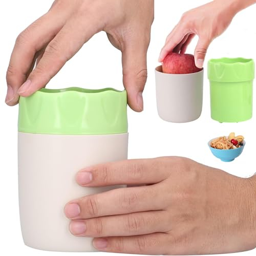 HSLXBY Grattugia per Frutta,Grattugia a Mano Rotante,Grattugia per Frutta,Grattugia per Mele in Plastica,Grattugia Manuale in Plastica,per Tagliare Frutta,Carote e Altra Frutta e Verdura