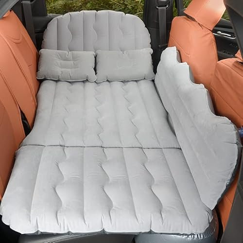 Auto Matratze Kombi für Citroen SpaceTourer XL, Aufblasbare Matratze Auto 135 x 80 cm Luftbett für Reisen Camping Outdoor Aktivitäten,Gre-y