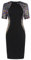 GRACE KARIN Womens Black Colorful Dress for Women Clubbing Dresses Short Sleeve Bodycon Dress M