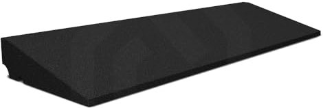 PROFIMAT® Gummi-Bordsteinrampe – Barrierefreie Auffahrrampe aus Recycling-Gummi, rutschfest & robust, ideal für Autos, Rollstühle & Fahrräder