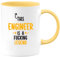 quotedazur - Mug Este Ingeniero Es Una Leyenda | Regalo Humorístico Para Ingenieros, Cumpleaños, Despedidas, Fiestas Y Más