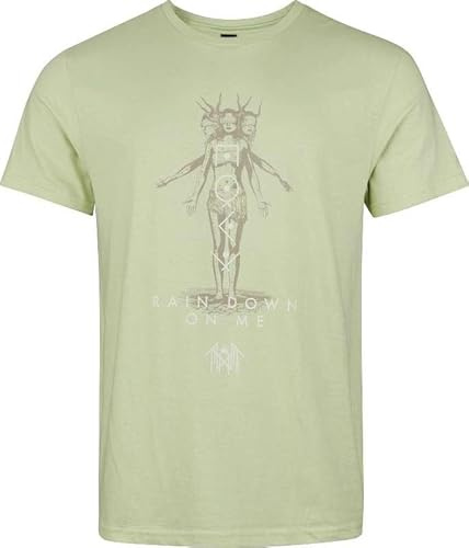 Sleep Token Rain Männer T-Shirt grün XXL 100% Baumwolle Band-Merch, Bands, Nachhaltigkeit