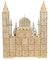 Prmaylis 30 Schubladen LED Beleuchtet Eid Wood Moschee Burgen Ramadans Adventskalender Für Islamikfestivals Party Wohndekorationen